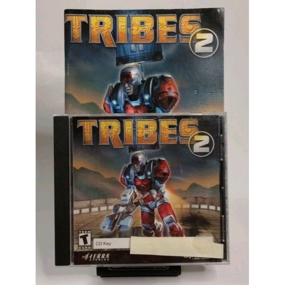 Tribes 2 (PC, 2001) Sierra Studios, PC Game & Manual (No Box) Clean Disc, Used..